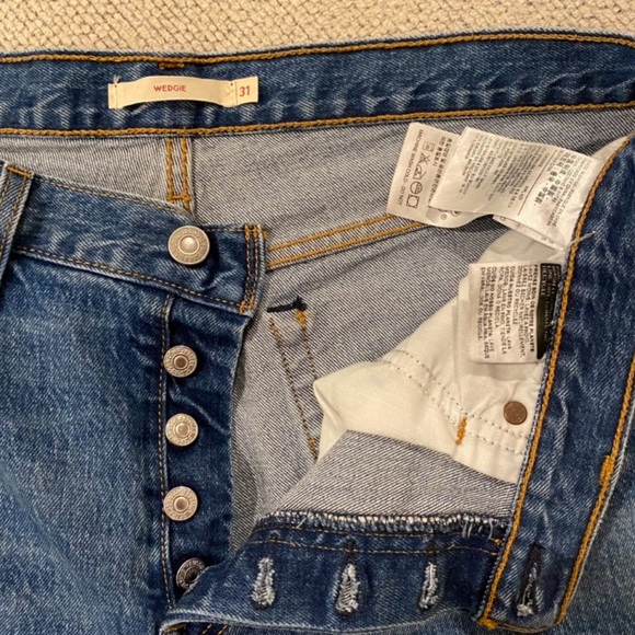 Levi's Wedgie Icon High-Rise Jeans Higher Love Wash - Picture 7 of 8